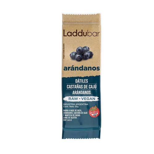 Barrita LadduBar Vegana Arándanos 30g
