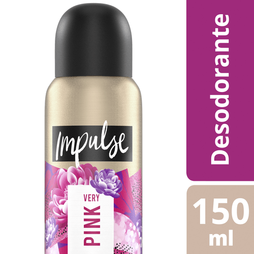 Desodorante Impulse Aerosol Very Pink150ML