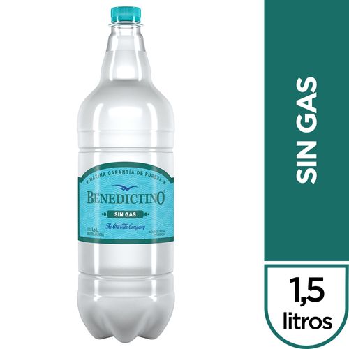 Agua Mineral Benedictino Sin Gas 1.5L