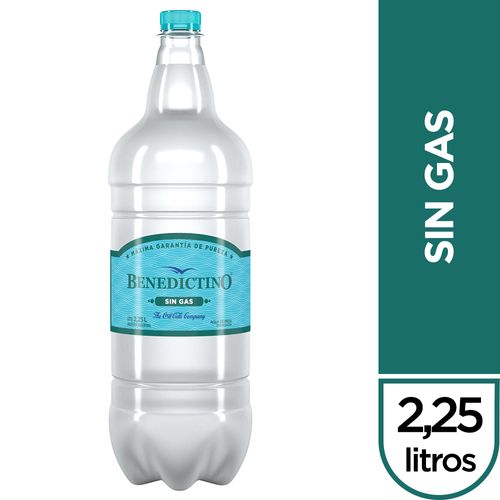 Agua Mineral Benedictino Sin Gas 2.25L