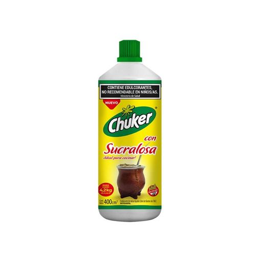 Edulcorante Líquido Chuker Con Sucralosa 400Ml