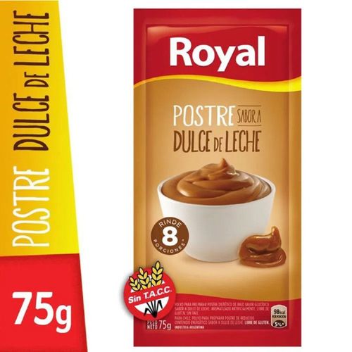 Postre Royal Dulce De Leche 75g