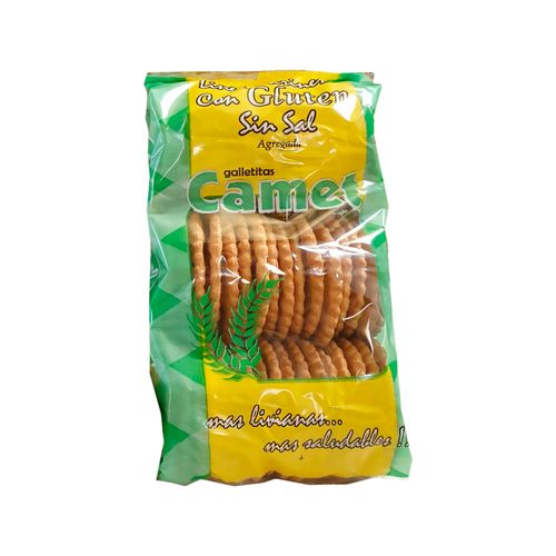 Galletitas Camet Con Gluten Sin Sal 330g