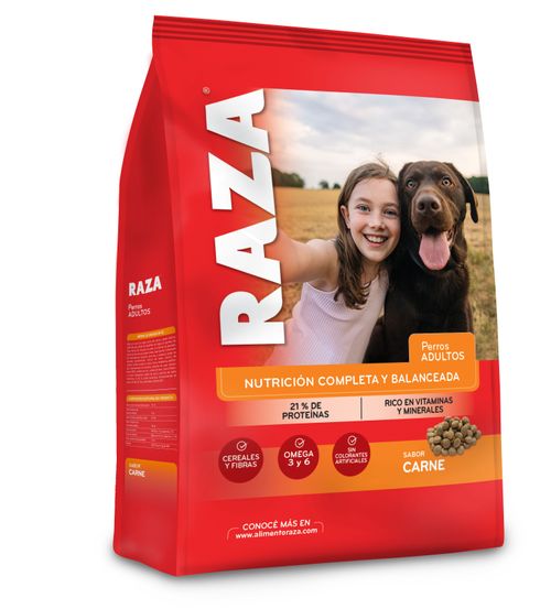 Alimento Para Perro Raza Sabor Carne 1500Gr