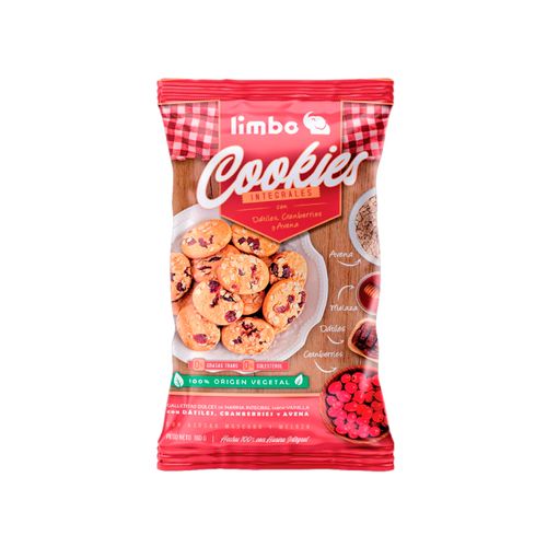 Galletitas Cookies Limbo Dati-Cramberrys 160g