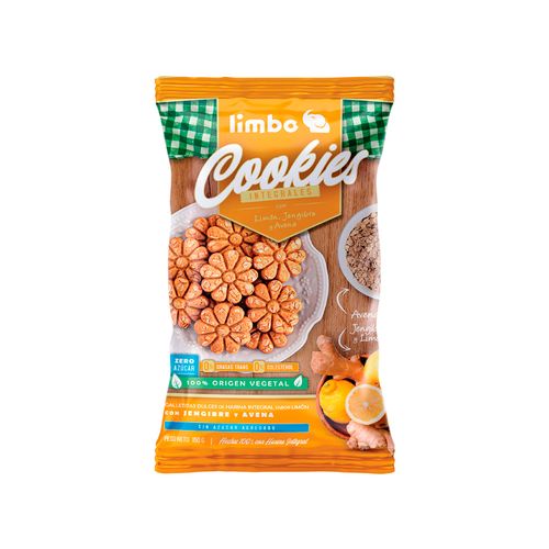 Galletitas Cookies Limbo Jengibre y Limón Sin Azúcar 150g
