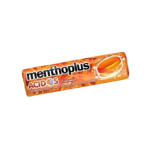 Caramelos Menthoplus Acidos de Naranja 27g