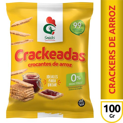 Galletitas De Arroz Gallo Crackeadas 100g