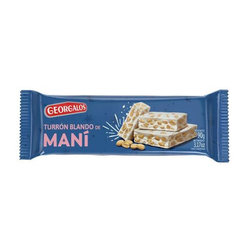 Turrón Georgalos de Maní Blando 90g