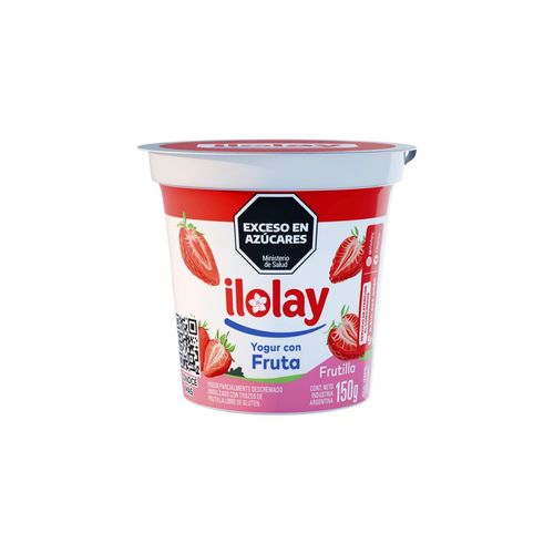 Yogur Ilolay Colchón de Frutas Frutilla 150g