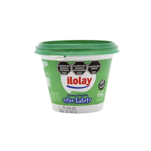 Queso Untable Ilolay Por Salut Light 190g