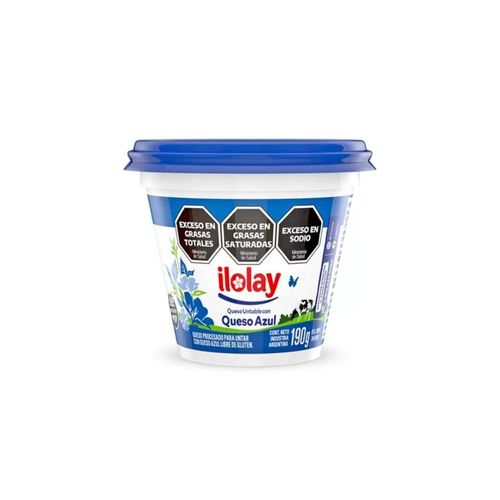 Queso Untable Ilolay Azul 190g