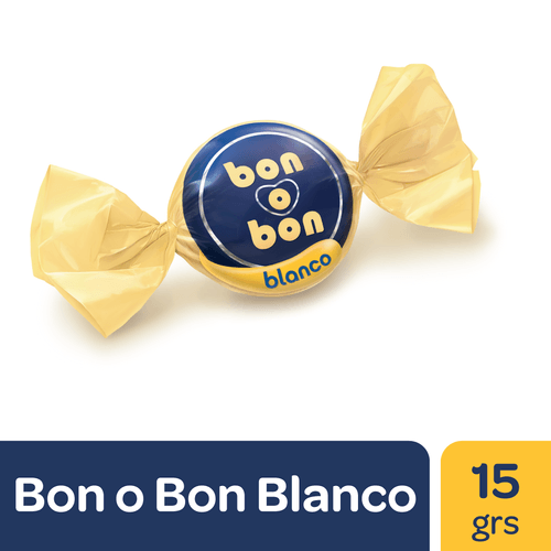 Bombón Bon o Bon de Chocolate Blanco 15g