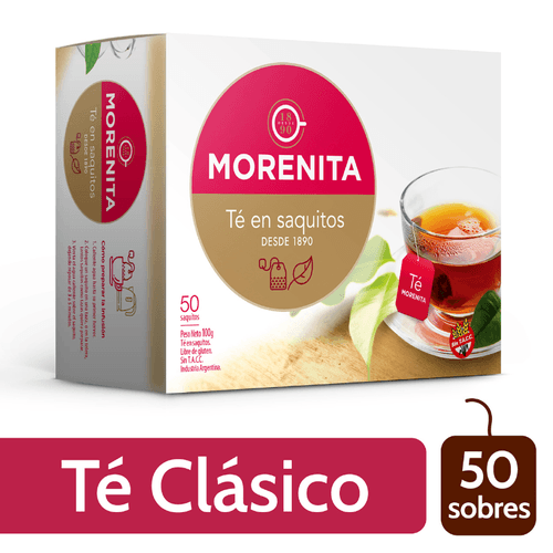 Té La Morenita en Saquitos Rápida Infusión x 50u