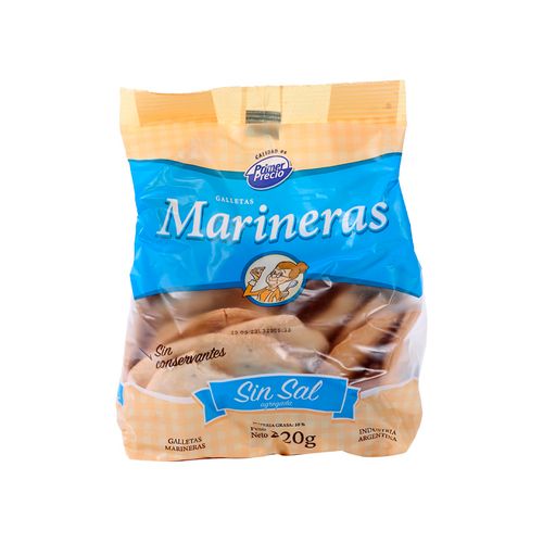 Galletas Marineras Primer Precio Sin Sal 220g