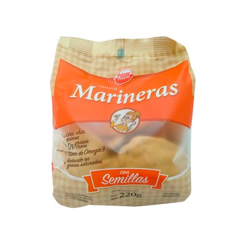 Galletas Marineras Primer Precio con Semillas 220g