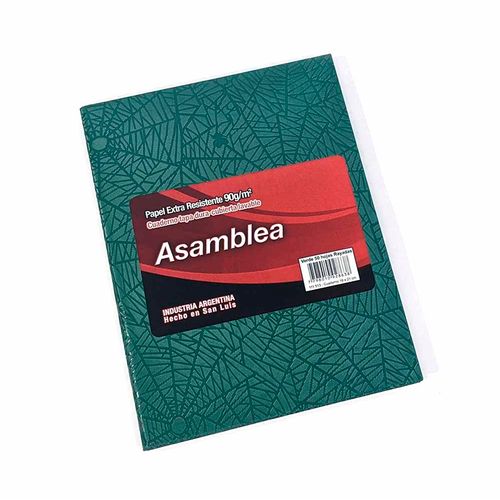 Cuaderno Asamblea Araña Verde Manzana 50Hojas