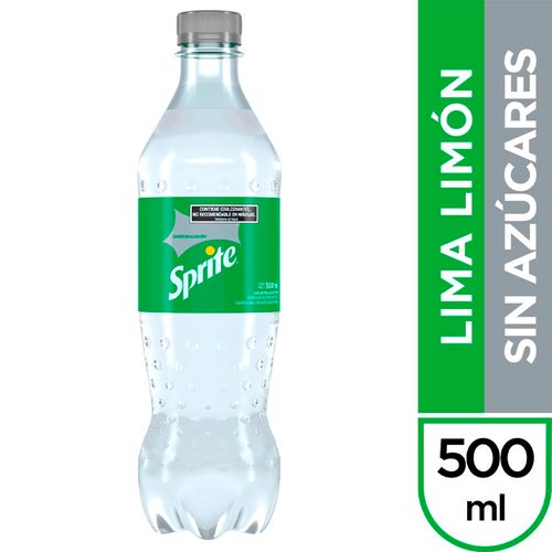 Gaseosa Sprite Lima Limón Sin Azúcar 500ml