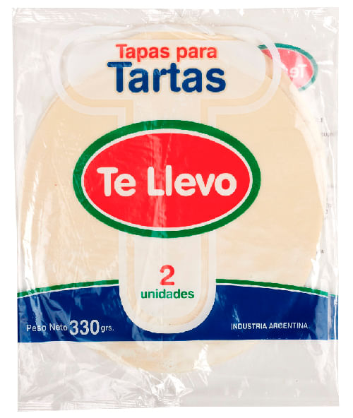Tapas para Pascualina Te Llevo 330g