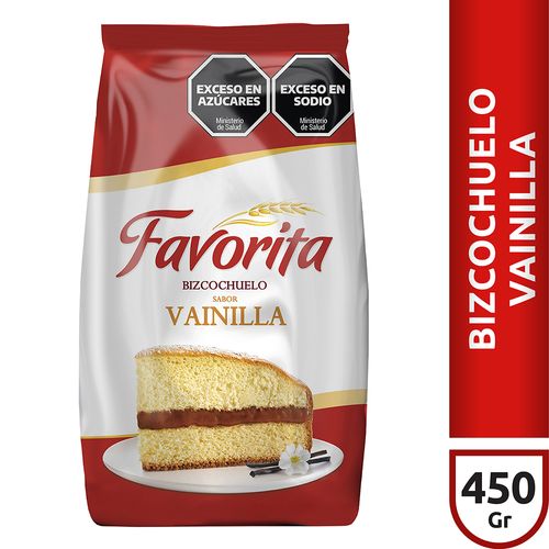Bizcochuelo Favorita de Vainilla 450g