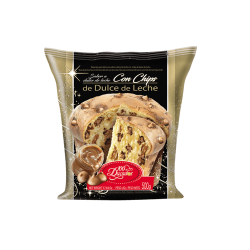 Pan Dulce 100 Ducados C/Chips de Dulce de Leche 500g