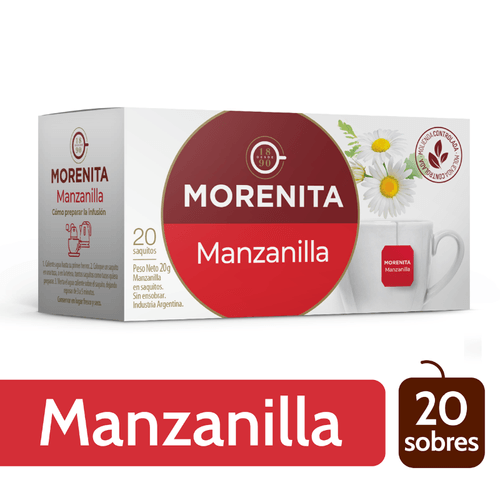 Té de Manzanilla La Morenita x 20u