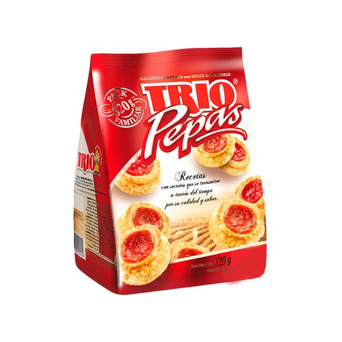 Galletitas Pepas Trio 320g