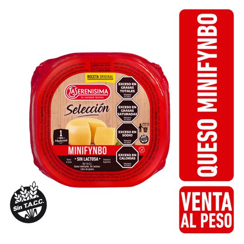 Queso Mini Fynbo Sin Lactosa La Serenísima x Kg