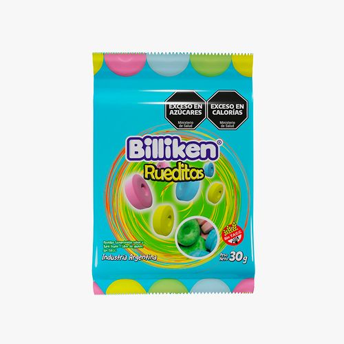 Pastillas Rueditas Billiken 30g