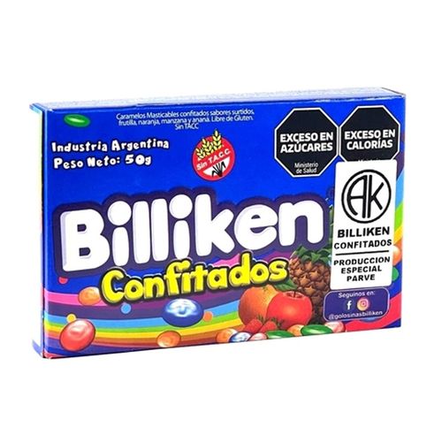 Caramelos Billiken Confitados 50g