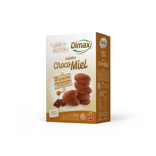 Galletitas Dimax Chocomiel Sin Tacc 200g