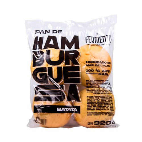 Pan P/Hamburguesas The Fermento De Batata x 4u