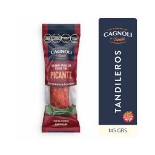 Salamín Cagnoli Tandilero Picado Fino Picante 145g