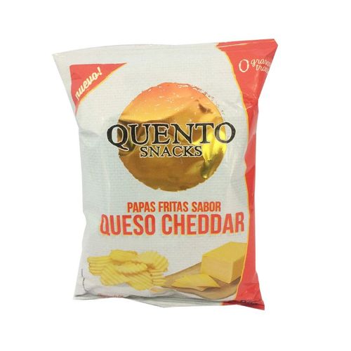 Papas Fritas Quento Sabor Queso Cheddar 90g