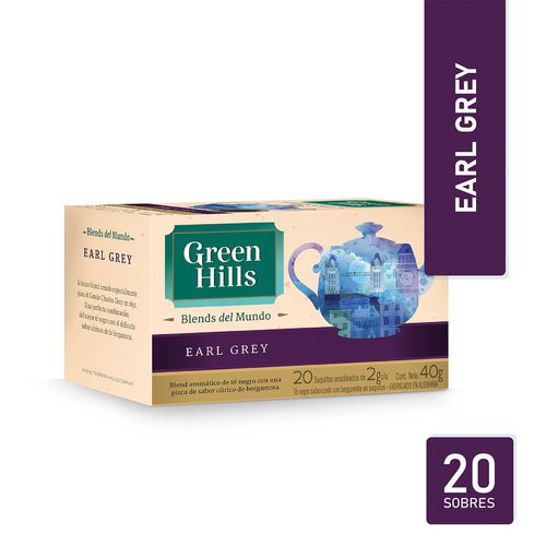 Té Green Hills Earl Grey x 20Un