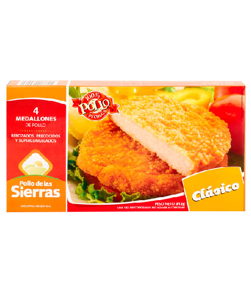 Medallón de Pollo Rebozado Pollo de las Sierras 300g
