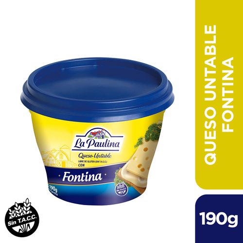 Queso Untable La Paulina Fontina x 190g
