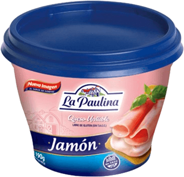 Queso Untable La Paulina Jamón x 190g
