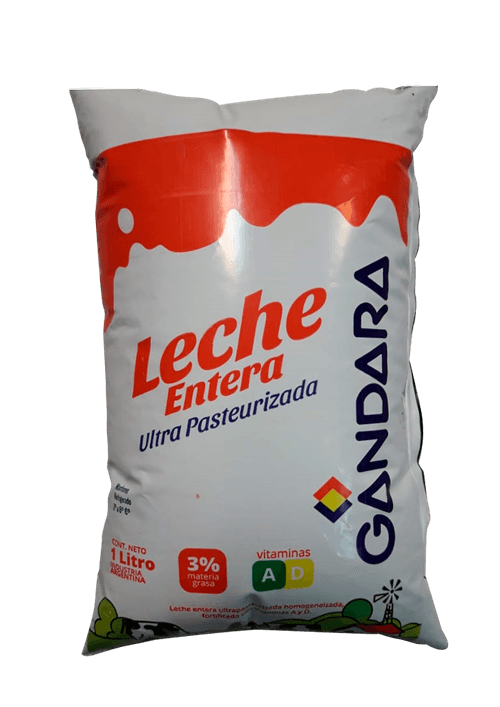 Leche Gándara Entera en Sachet x 1L