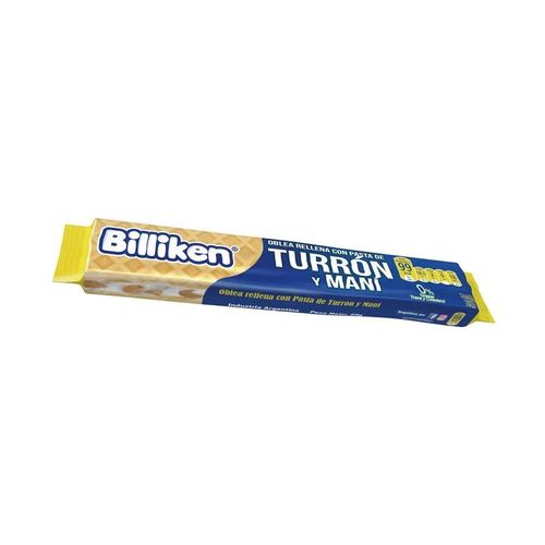 Oblea Billiken Turrón y Maní 25g