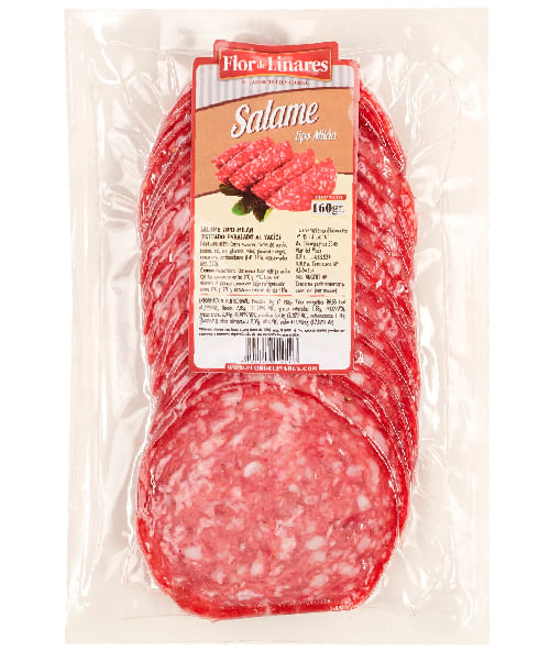 Salame Milán Feteado Flor de Linares 160g