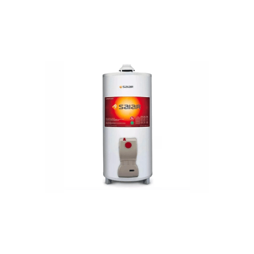 Termotanque Multigas Saiar 80L Carga Superior De Pie Blanco