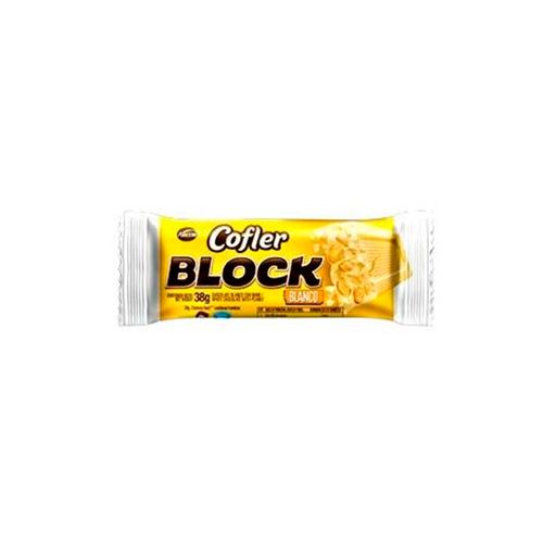 Chocolate Cofler Block Blanco Con Maní 38g