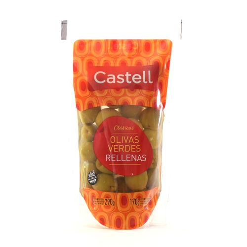 Aceitunas Castell Verdes Rellenas 180g