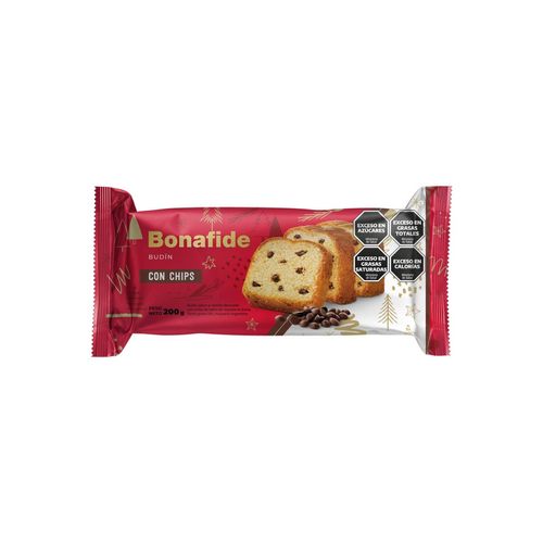 Budín Bonafide Chips De Chocolate 200g