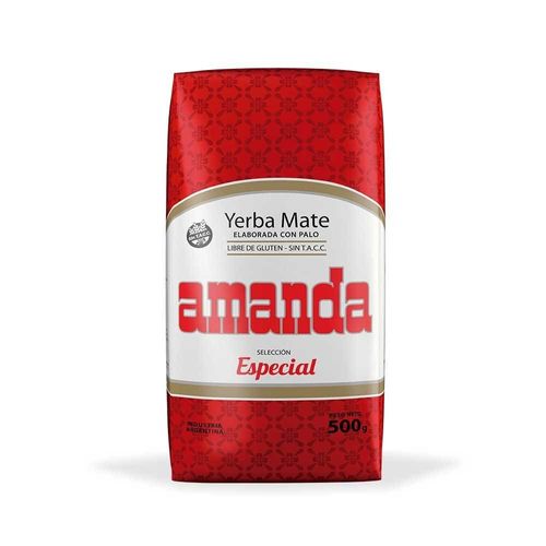 Yerba Mate Amanda con Palo Selección Especial 500g
