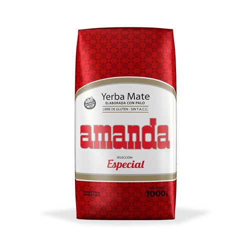 Yerba Mate Amanda con Palo Selección Especial 1Kg