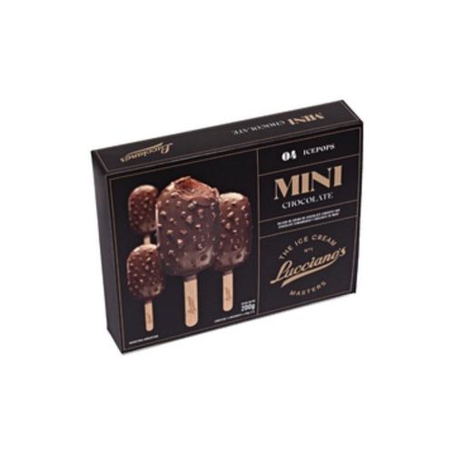 Palito Helado Mini Chocolate Lucciano´s x 4u