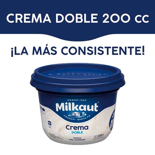 Crema de Leche Doble Milkaut 200g