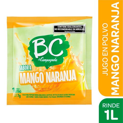 Jugo en Polvo BC Mango-Naranja